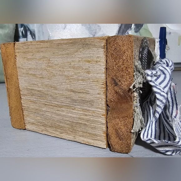 Handcrafted Decorated 'JUNK' Wooden Box - Picture 4 of 7